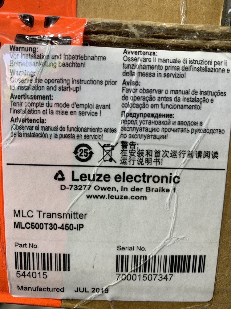 Leuze Electronic MLC500T30-450-IP