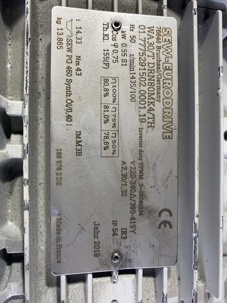 SEW WA30/T DRN80MK4/TH