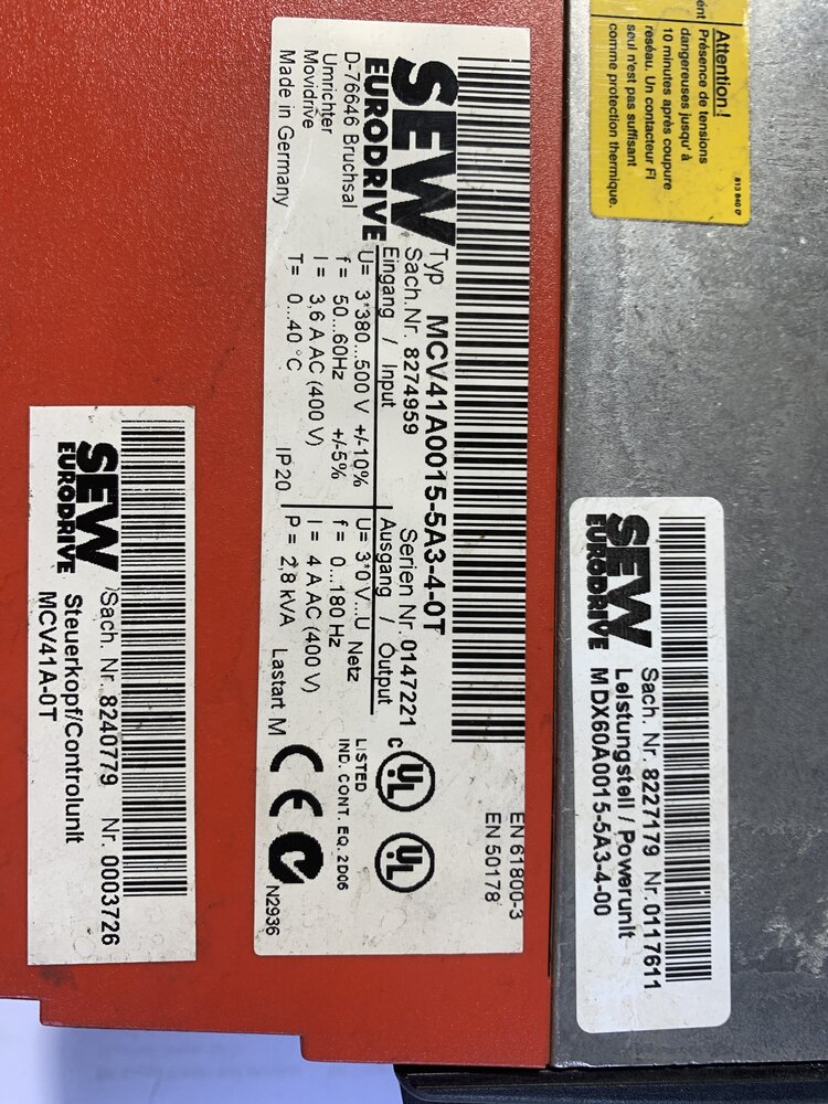 SEW MCV41A0015-5A3-4-OT