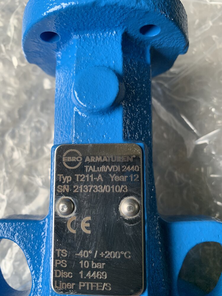 EBRO Armaturen T211 DN100  PN10/16  