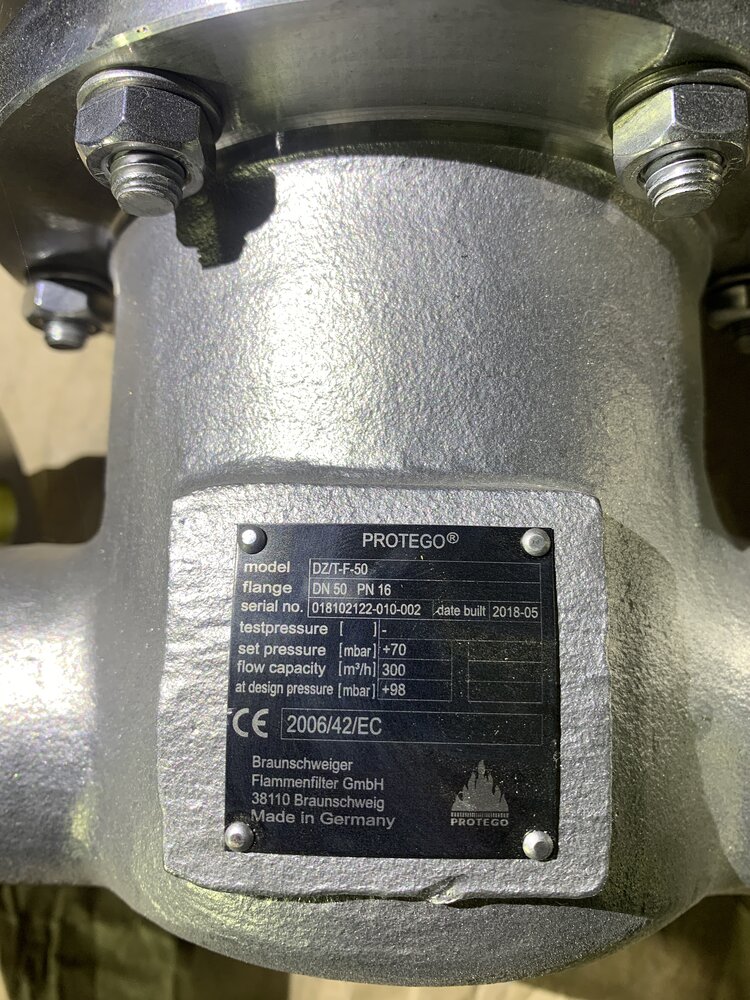 PROTEGO DZ/T-F-50. DN50 PN16 