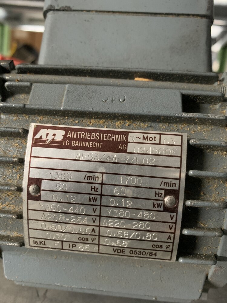 Antriebstechnik  AF 63/4A-7/L02  1380/1700/min