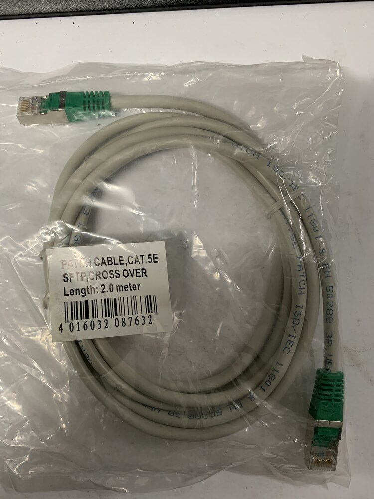 Patch cable  CAT. 5E SFTP, CROSS OVER 2,0 m.  - Bild 2