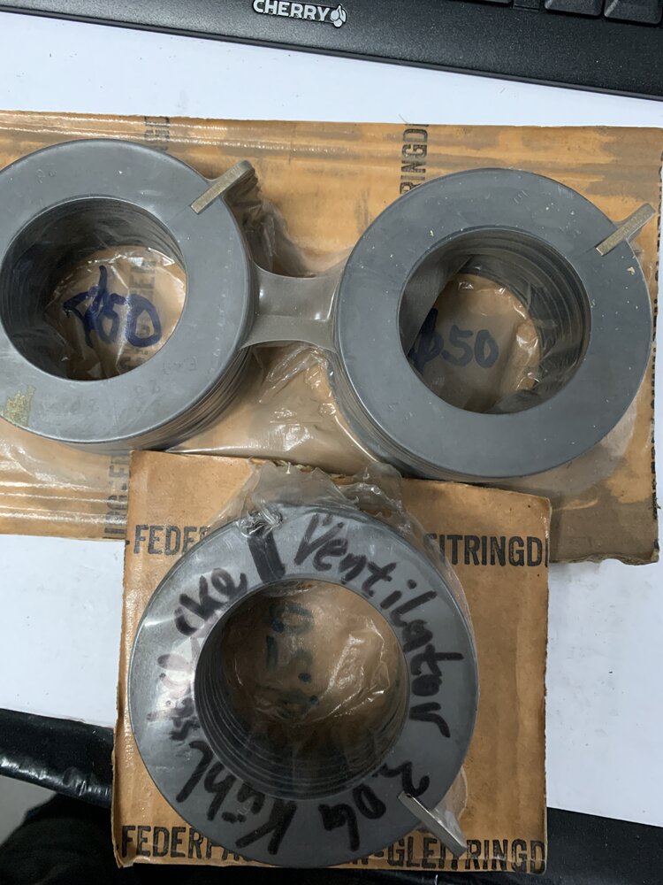 Kühlstrecke Ventilator  DN50 1Pack(6St.)