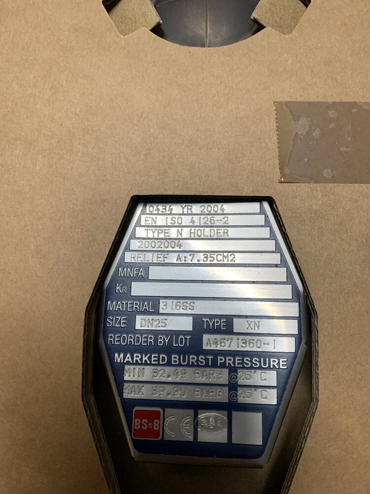 BS&B Safety Systems Limiet A4671360-1 - Bild 3