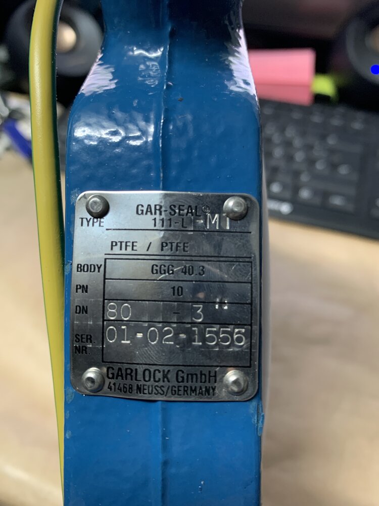 Gar-seal. Garlock  Gar-seal 111-L-MT  DN80 - Bild 2