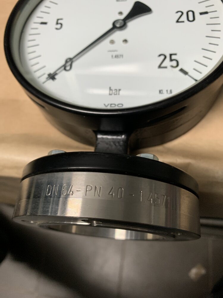 VDO DN64 PN40. 1.4571