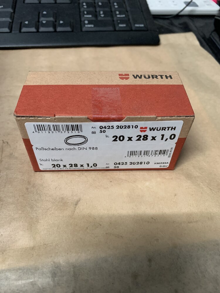 Würth 20x28x1,0. 0425202810 - Bild 2