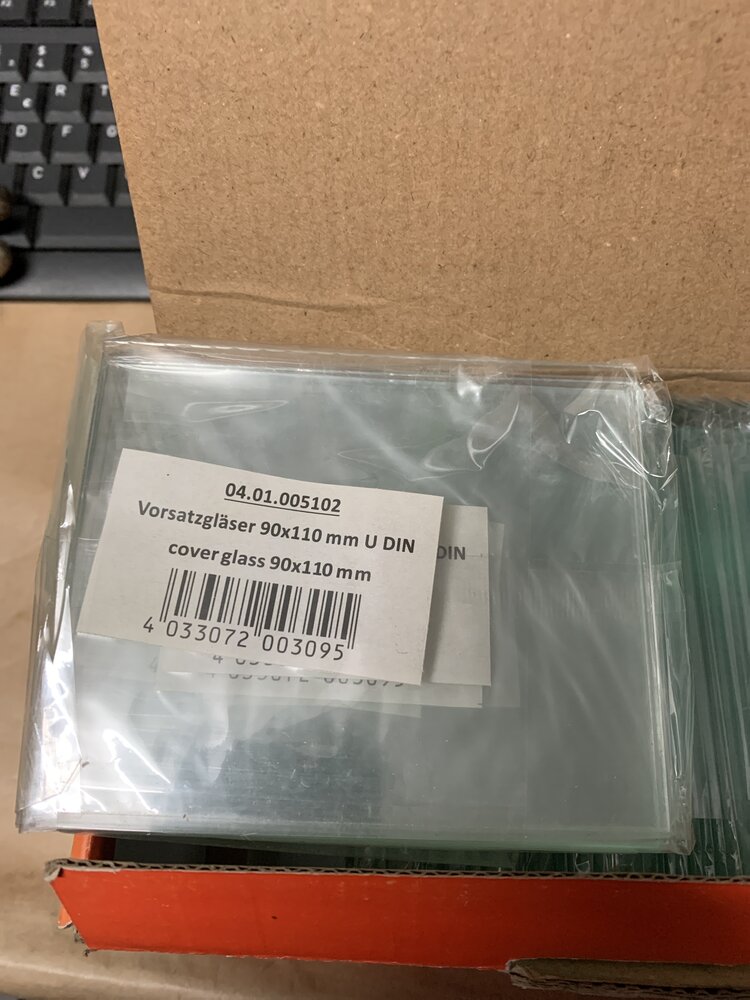 JAS Welding Schweißglaser klar 90x110 - Bild 2