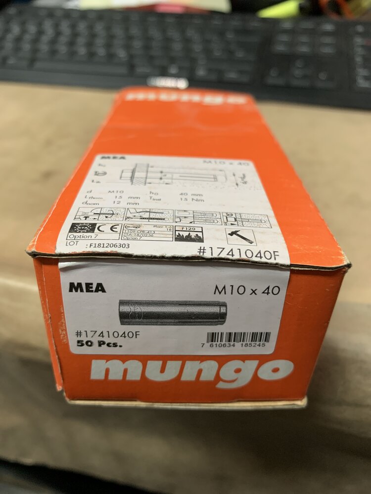 Mungo 1741040F  M10x40 