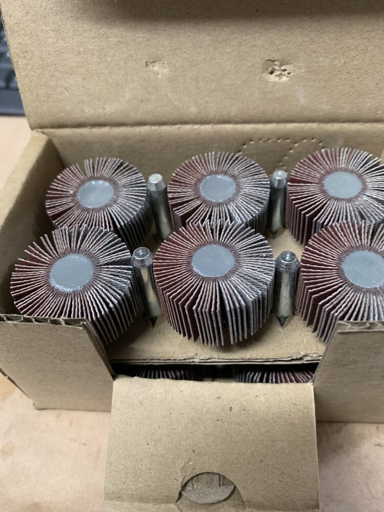 Schleifmop 30x15x6 mm,Korn 320  - Bild 3