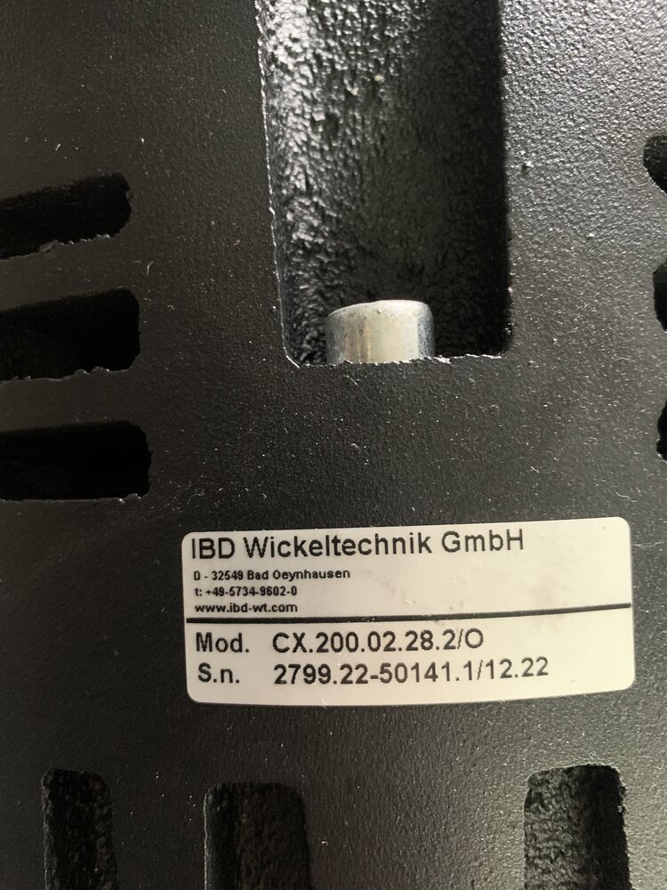 IBD Wickeltechnik CX.200.02.28.2/0