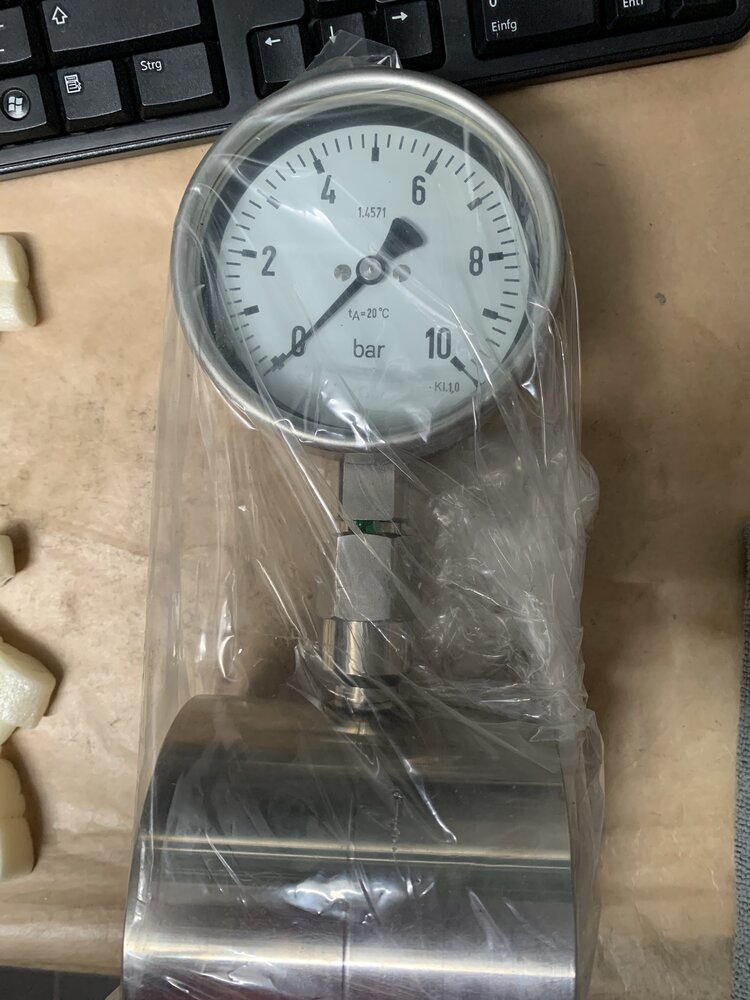 RDM 7690 Glyzerin RCh 100-3  0-10 bar  G1/2 A/RDM - Bild 5