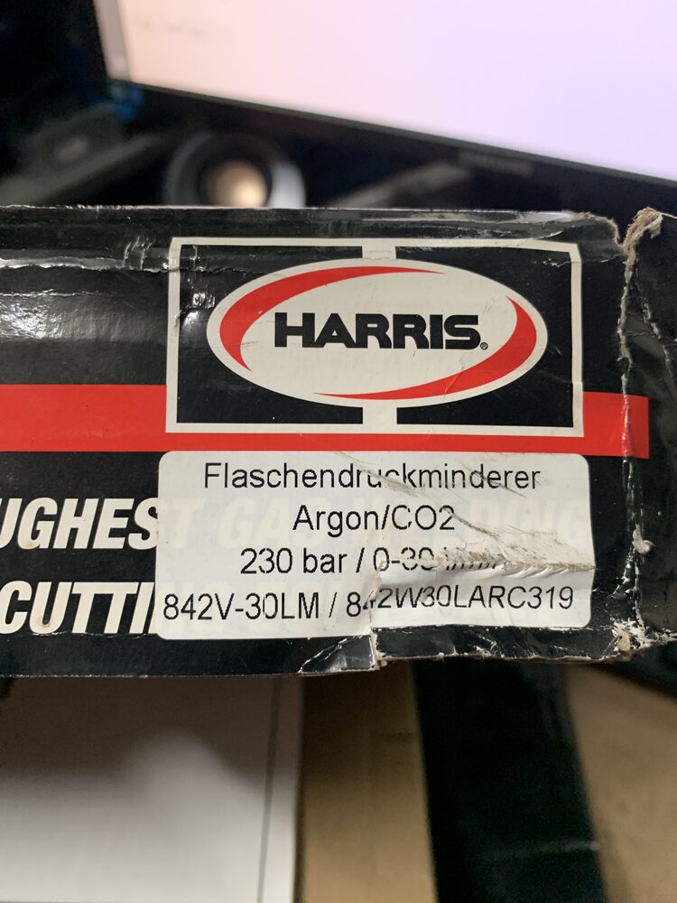 HARRIS MOD.842 Ar/CO2  842V-30LM