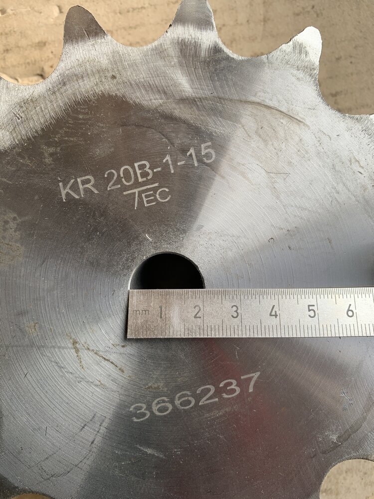 Kettenrad KR20B-1-15.  366237 - Bild 2