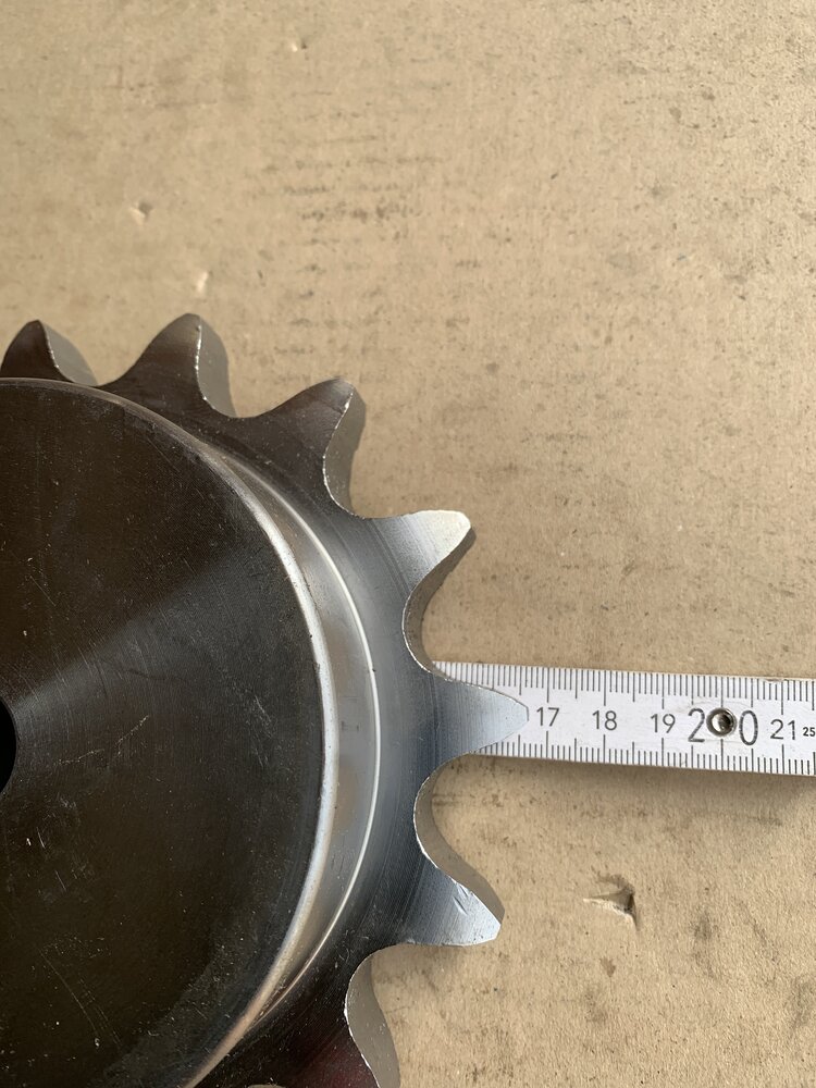 Kettenrad KR20B-1-15.  366237 - Bild 3