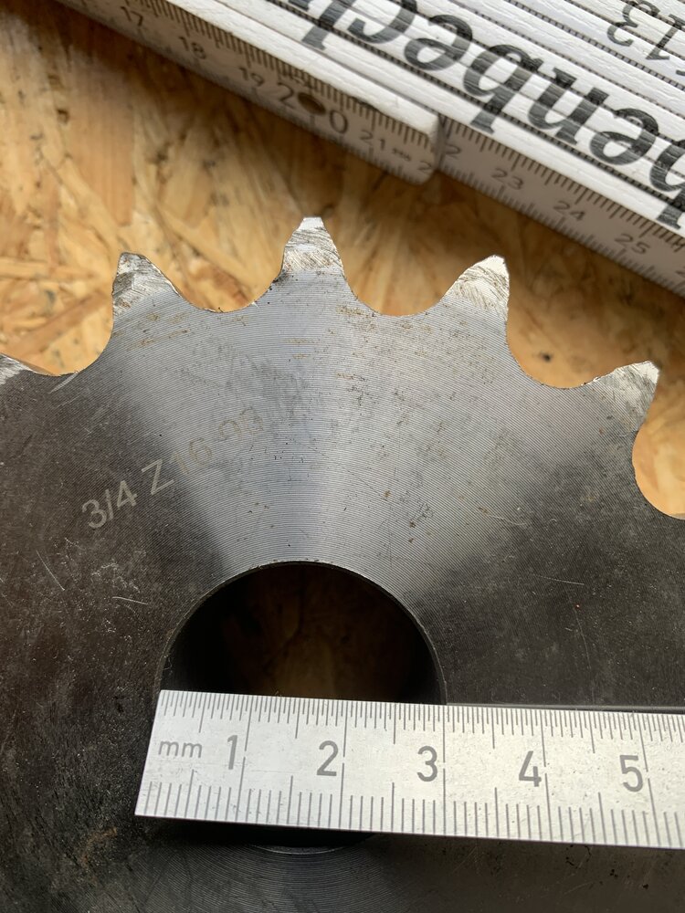 Kettenrad 3/4 Z1696 - Bild 2