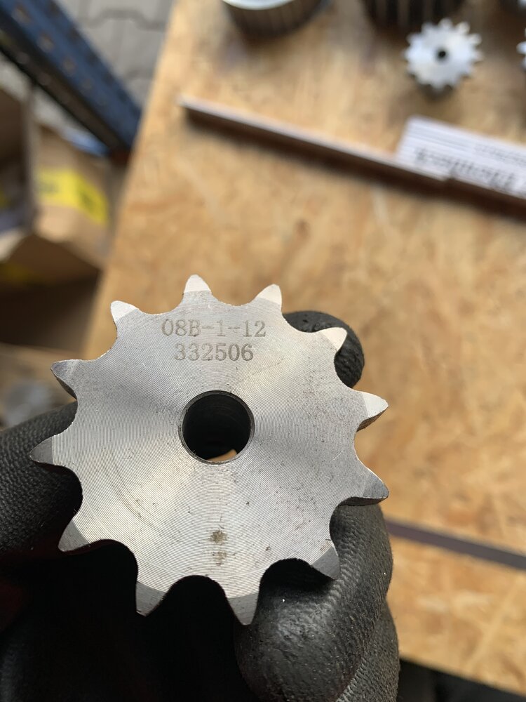 Kettenrad 08B-1-12.    332506