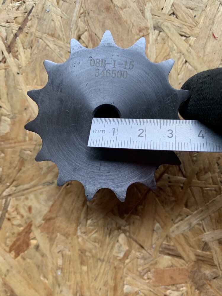 Kettenrad 08B-1-15.  346500 - Bild 2