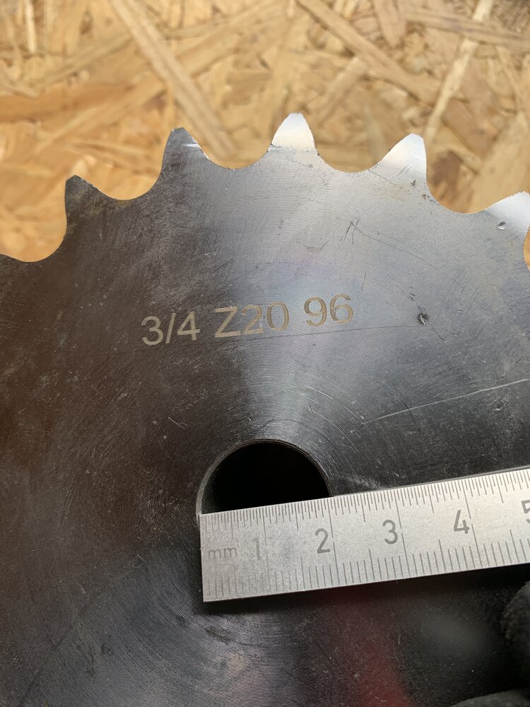 Kettenrad 3/4 Z 20 96 - Bild 2