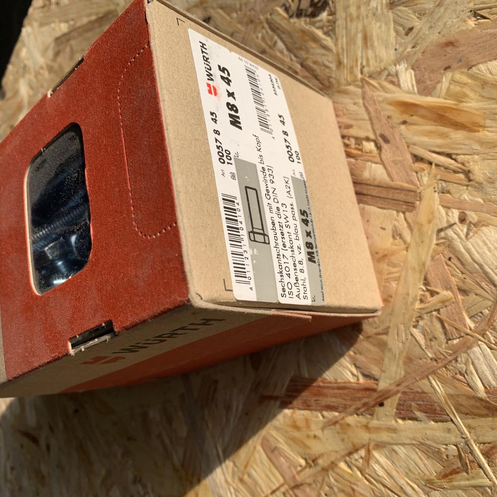 Würth Sechskantschrauben M8x45 - Bild 3