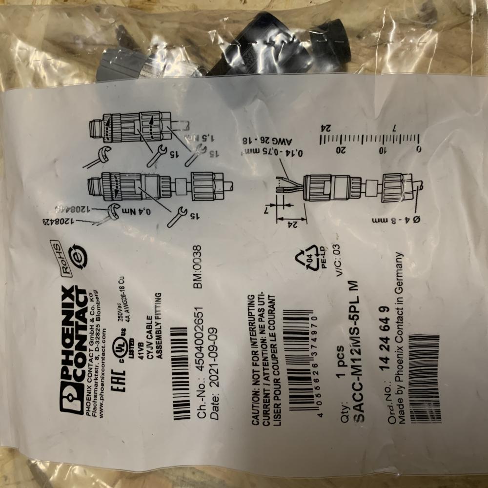 Phoenix Contact SACC-M12MS-5PL M