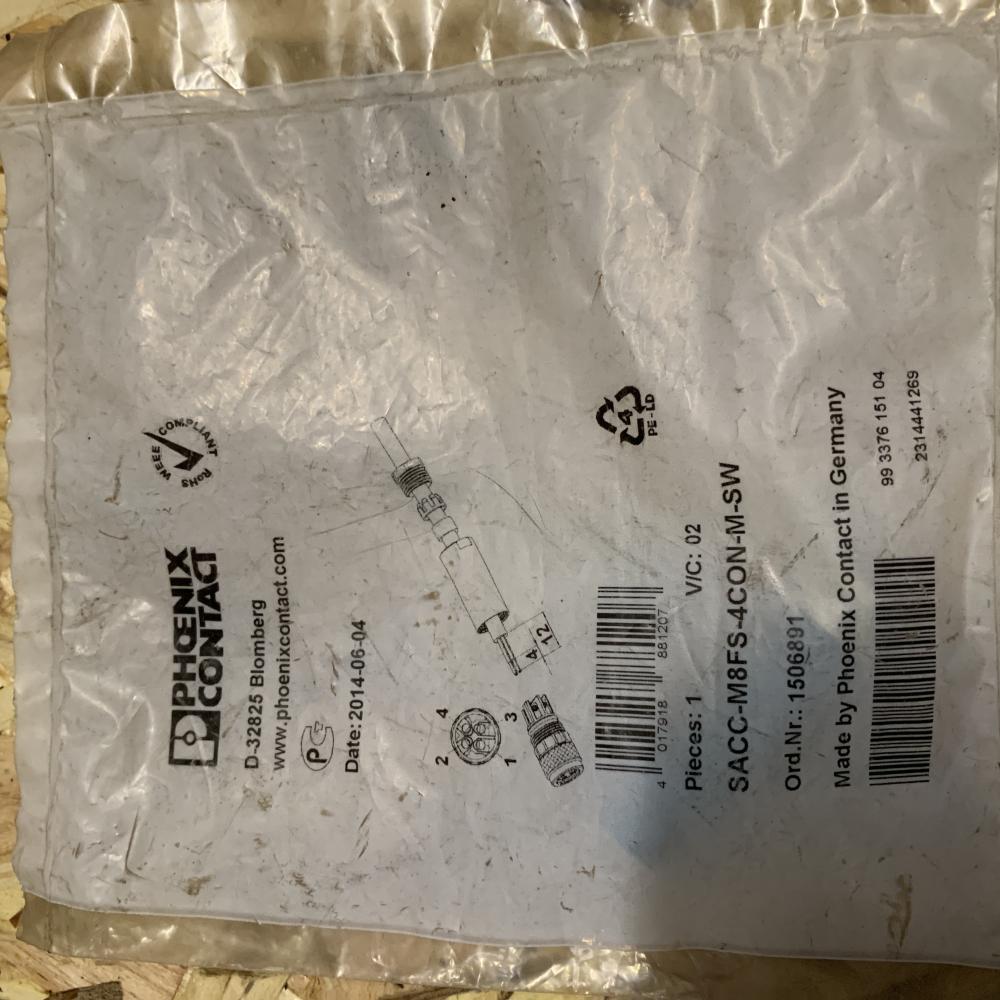 Phoenix Contact SACC-M8FS-4CON-M-SW