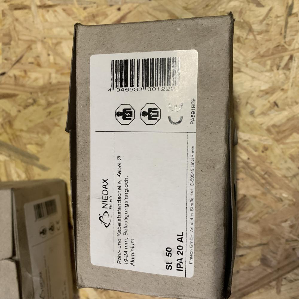 Niedax Rohr-und Kabelabstandschelle 19-24mm