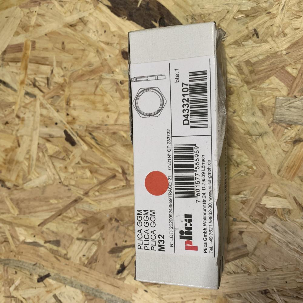 Plica  GGM M32 MS Gegenmutter 6kant