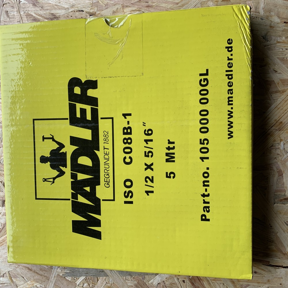 MÄDLER ISO C08B-1. 1/2x5/16“  5 Mtr
