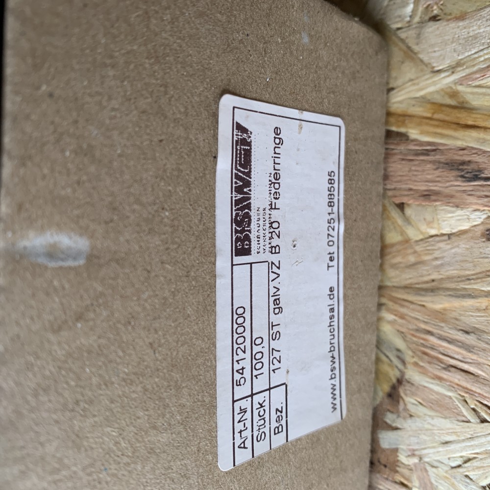 Federringe 127ST galv.VZ B20 (54120000)
