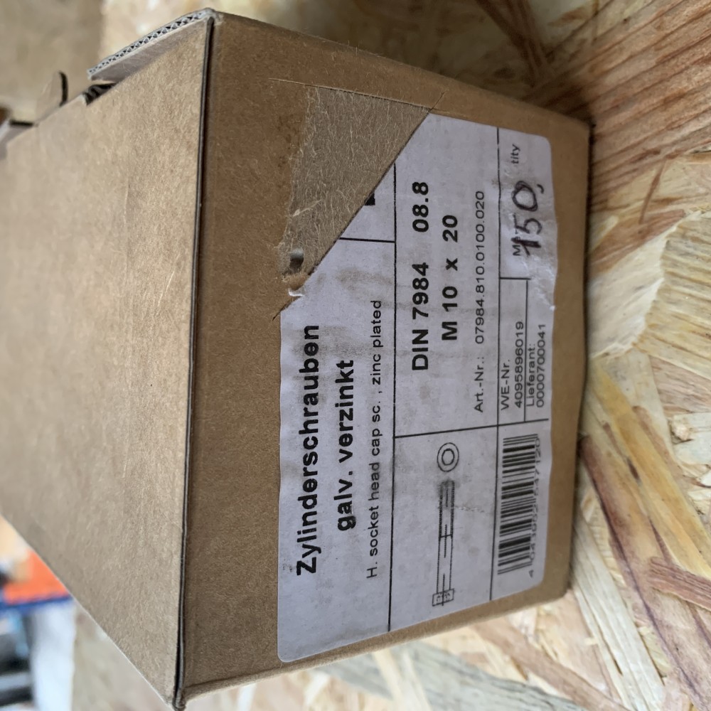 Zylinderschrauben  M10x20