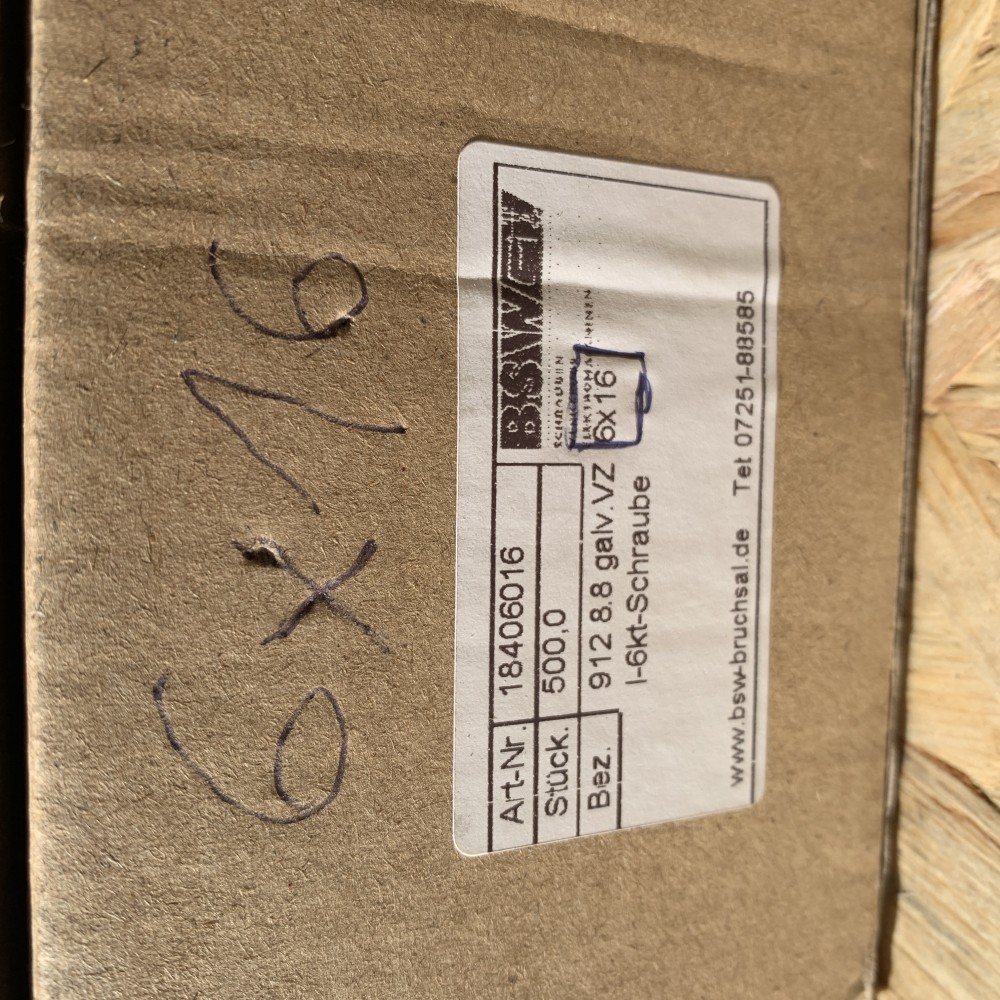 Zylinderschrauben  M6x16 - Bild 2