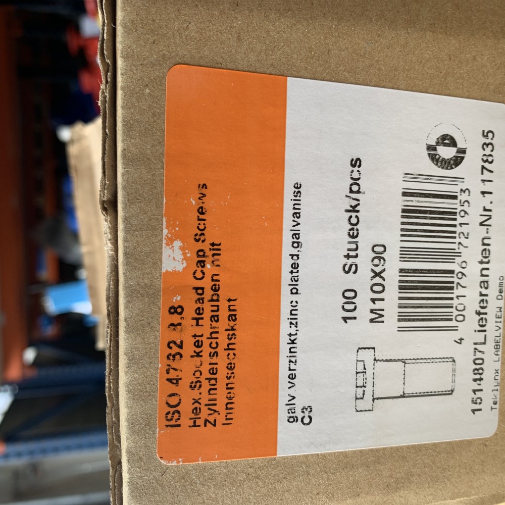 Zylinderschrauben  M10x90