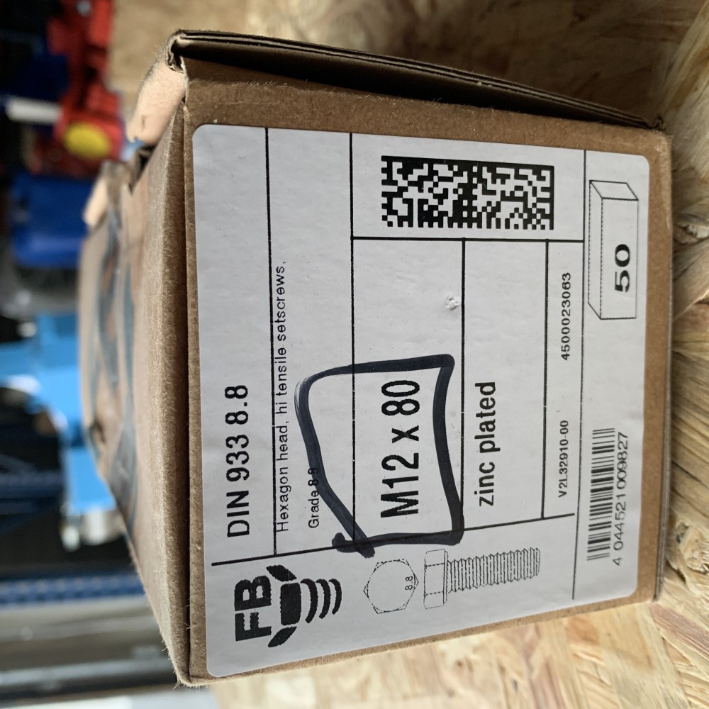 FB Sechskantschrauben M12x80