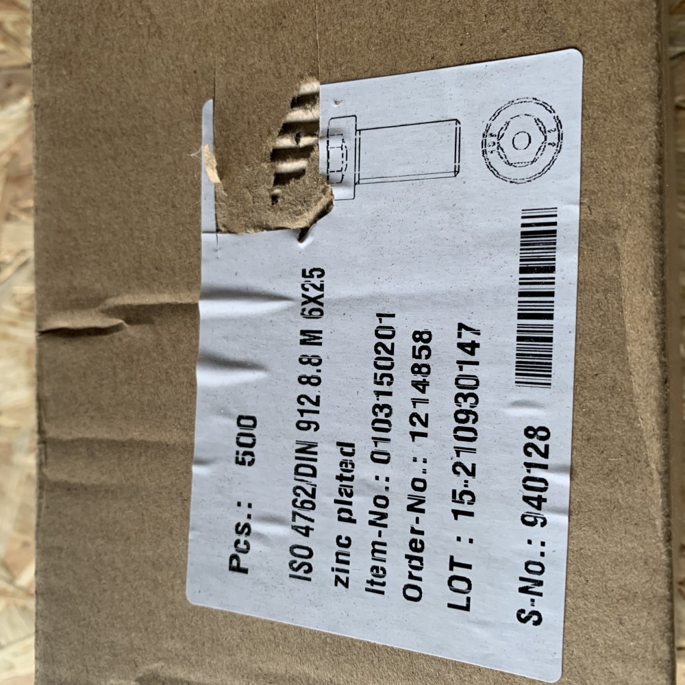 Zylinderschrauben  M6x25