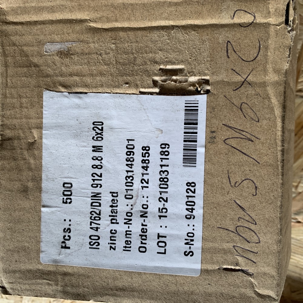 Zylinderschrauben  M6x20