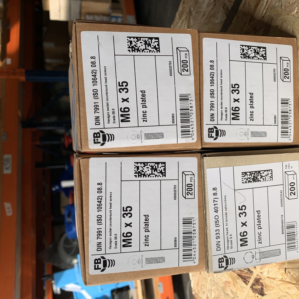 FB Senkschrauben M6x35