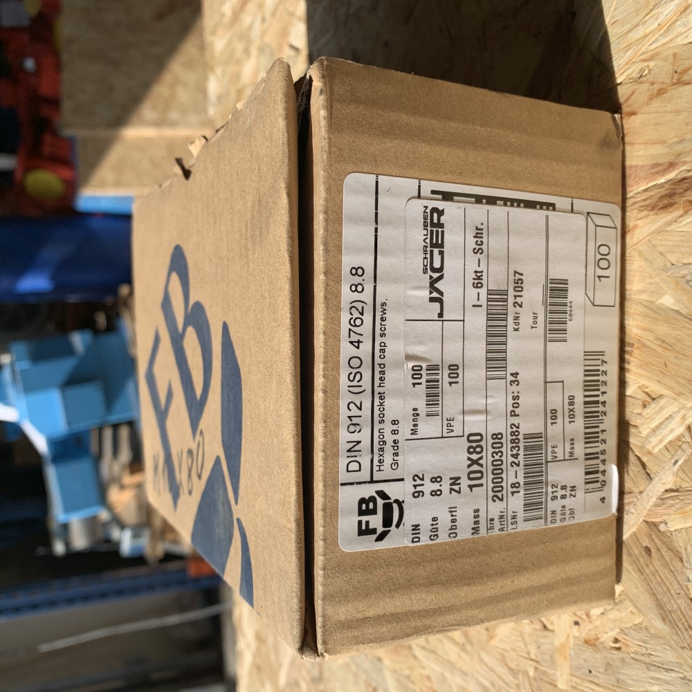 FB Zylinderschrauben  M10x80 