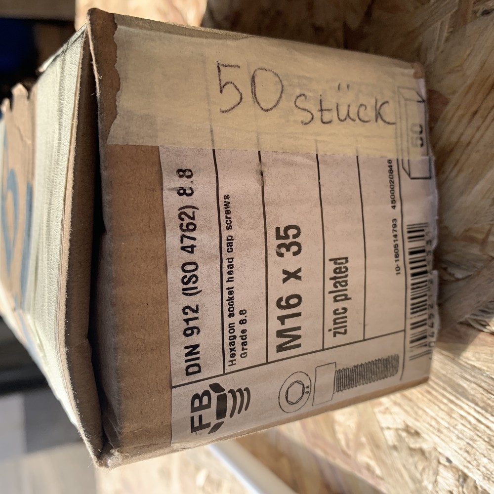 FB Zylinderschrauben  M16x35