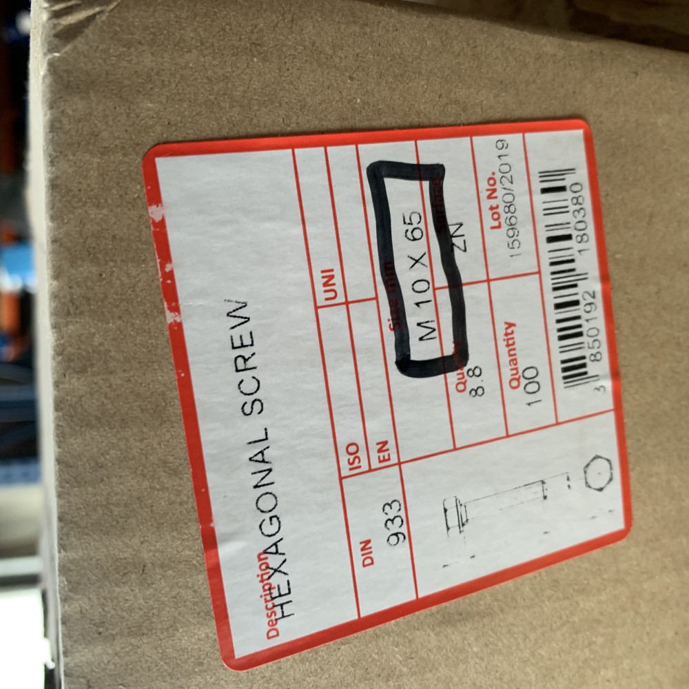 Sechskantschrauben M10x65