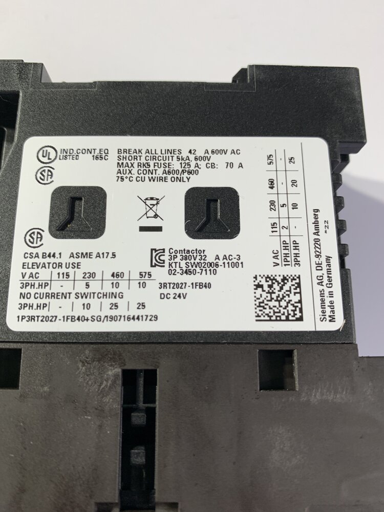 Siemens 3RT2027-1FB40