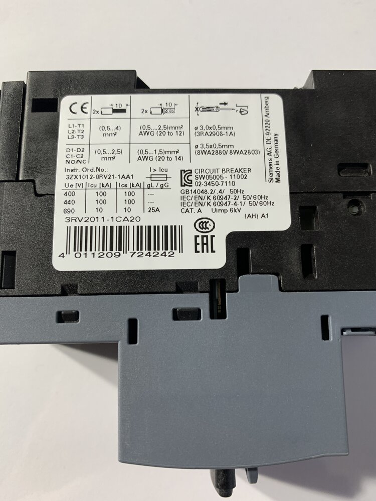 Siemens 3RV2011-1CA20