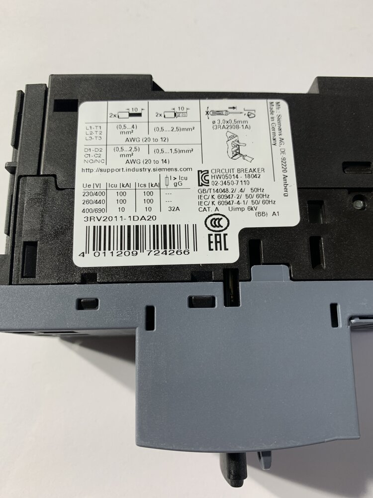 Siemens 3RV2011-1DA20