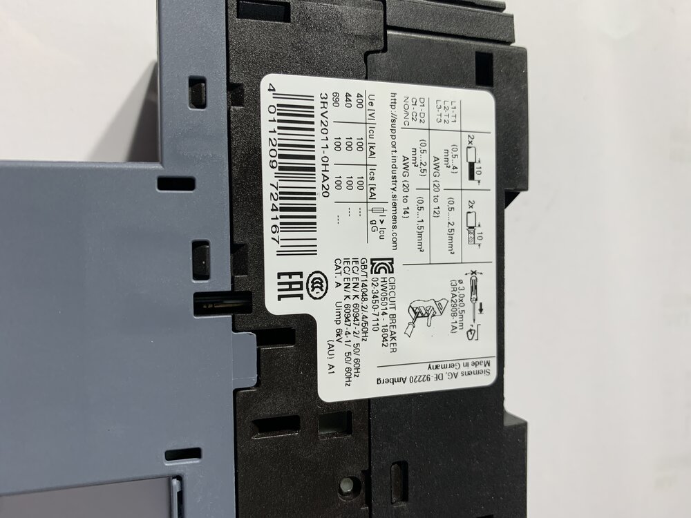 Siemens 3RV2011-0HA20