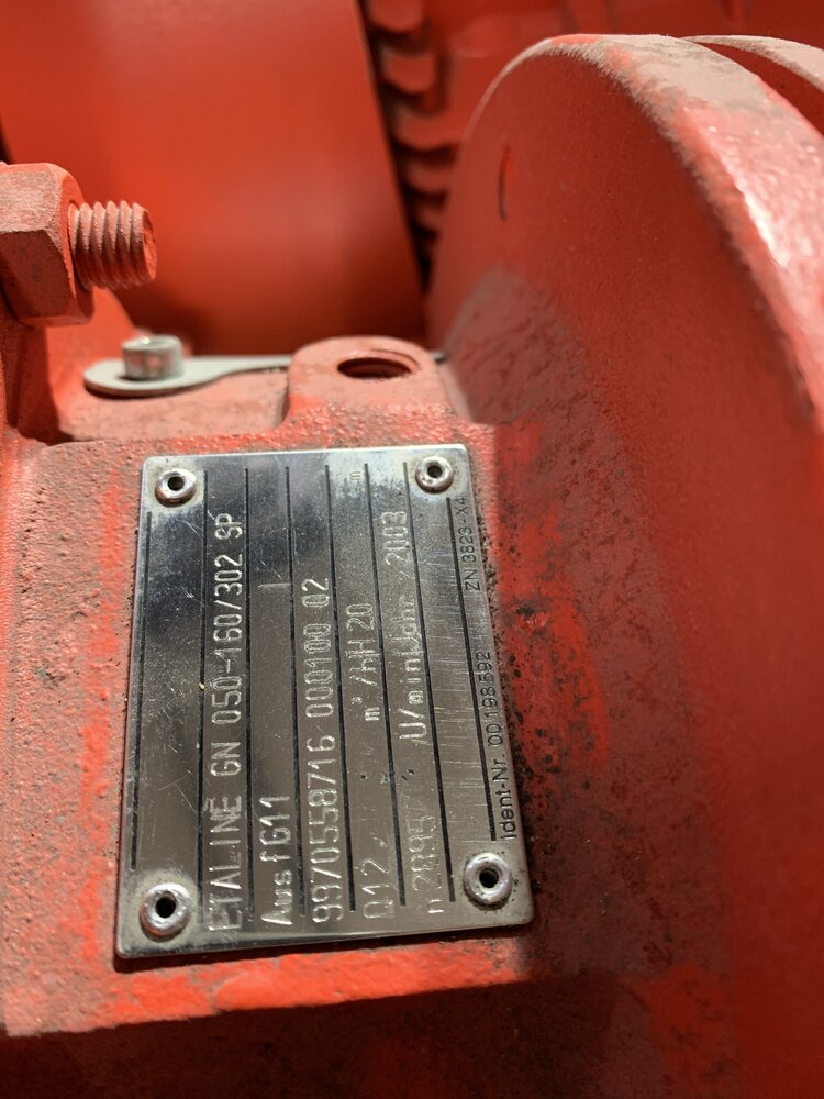 Siemens Motor: 1MA71062BA34-Z.  Pumpe: Etaline GN050-160/302 SP - Bild 2