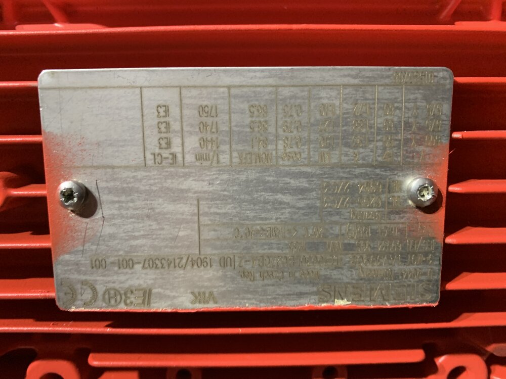 Siemens 1LE10030EB027GB4-Z