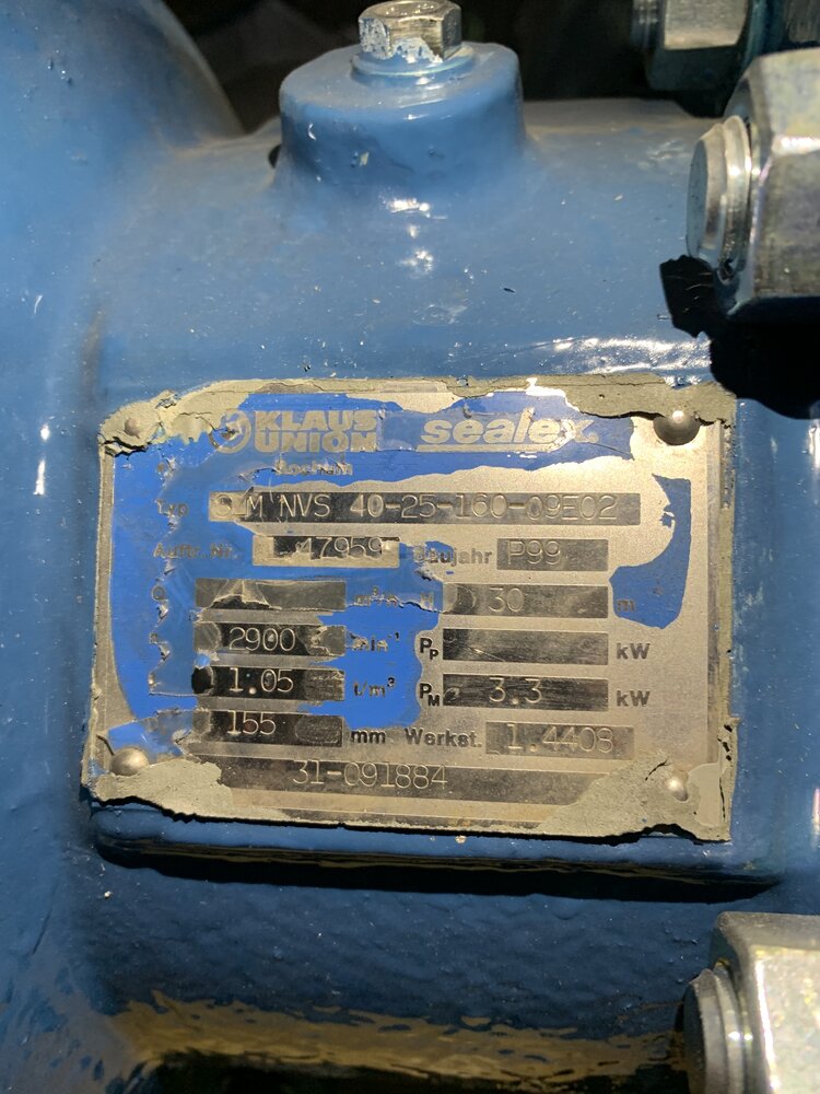 Klaus Union SLM NSV 40-25-160-09E02