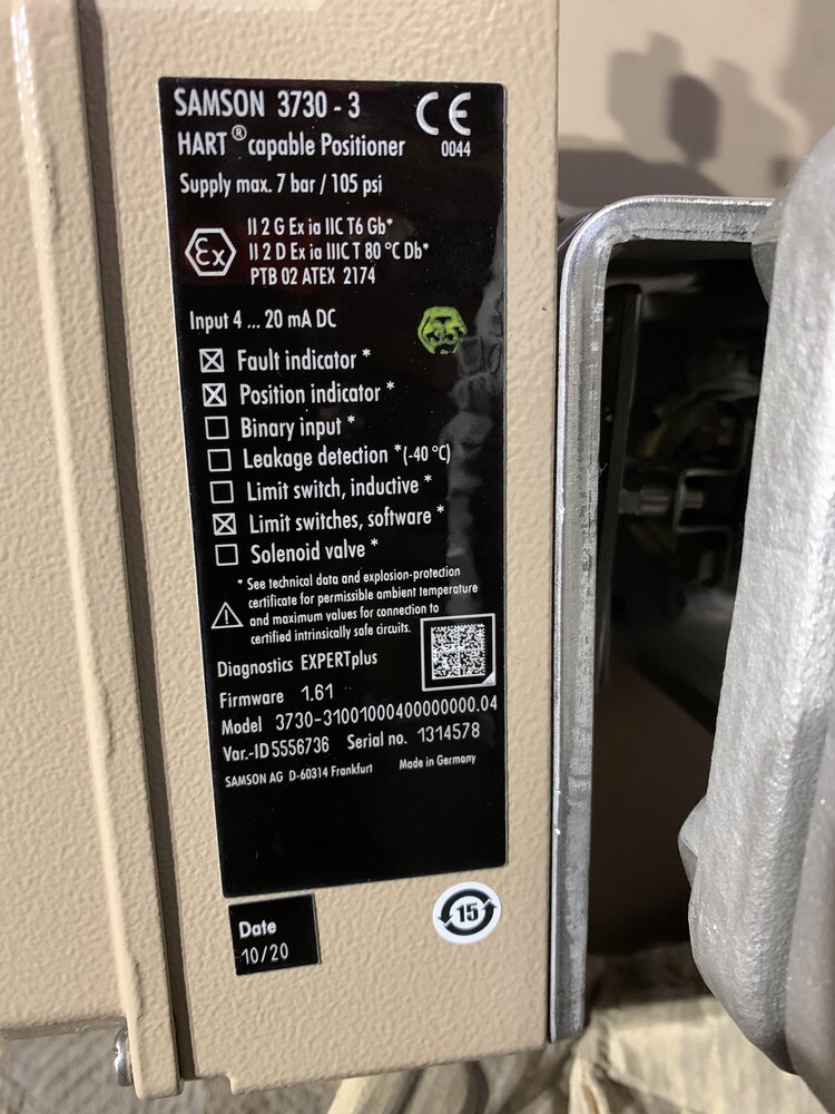 SAMSON SAMSON 3730-3