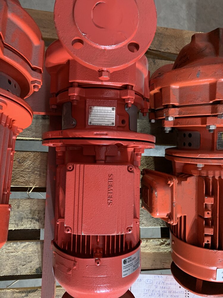 Siemens Motor: 1MA71062BA34-Z;  Pumpe: ETALINE GN 050-160/302 SP - Bild 5